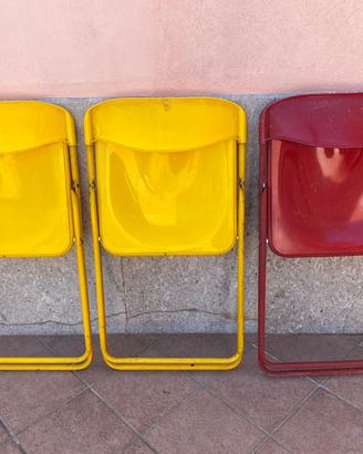 Tris sedie vintage anni ‘80 di design