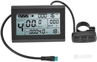 display e bike universale KT LCD3 bici elettrica