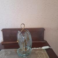 LAMPADA da tavolo vintage (vetro - ottone)