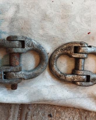 2 x Hammerlok o maglie di giunzione 