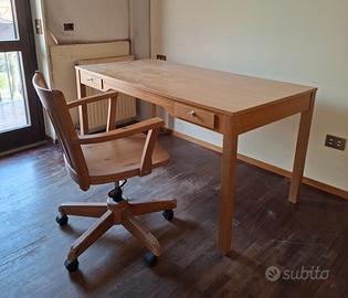Scrivania + sedia