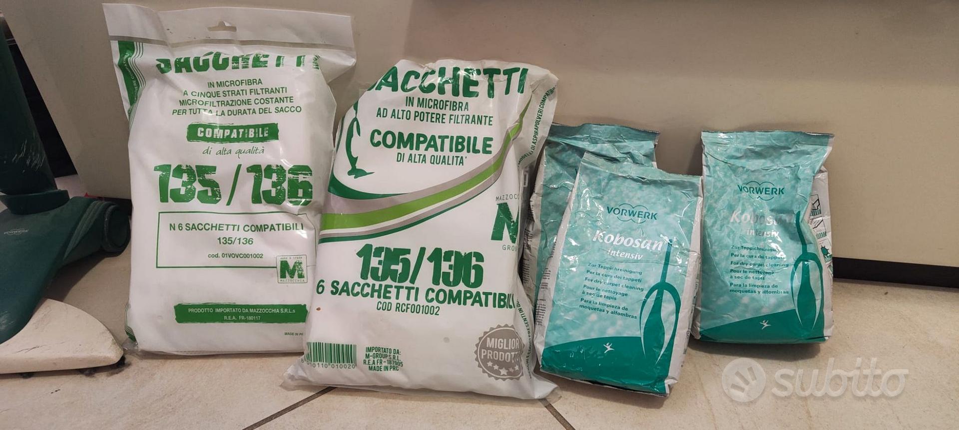 folletto VK 135/136 sacchetti ricambio compatibili - Elettrodomestici In  vendita a Ancona