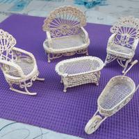 mobili da giardino per casa delle bambole 