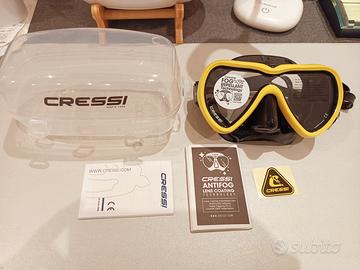 Maschera Cressi nuova per immersioni  apnea
