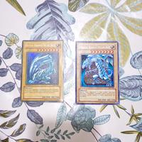 2 Draghi Bianchi occhi blu misprint 