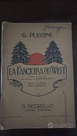 Libretto Fanciulla del West Puccini Ricordi 1910
