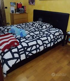 letto contenitore con materasso 