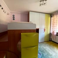 Cameretta unisex azzurra e verde