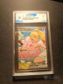 Pokemon clefairy 280/217 graad gem Mint 10