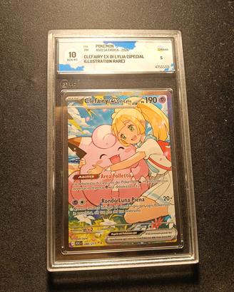 Pokemon clefairy 280/217 graad gem Mint 10