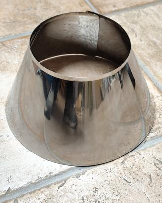 collare inox anti pioggia 140 nuovo