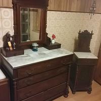 camera letto antica  vintage vero legno massello