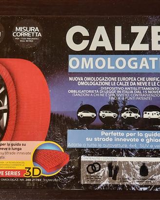 Calze da neve omologate Italia