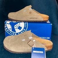 Birkenstock Boston Suede Beige 40 Nuove