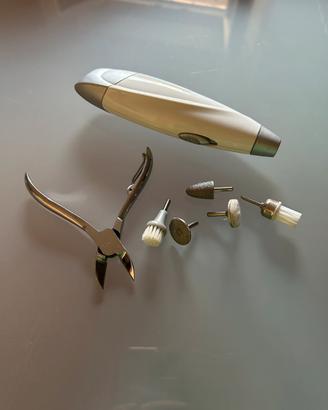 Set unghie trapano elettrico +frese + taglia cutic