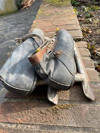 Pattini d’epoca Brigatti Milano + lame CCM Canada