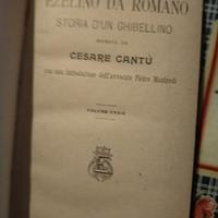 libro antico 1901 ezelino da romano