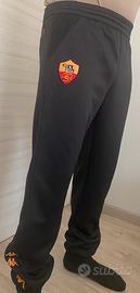 Pantalone tuta da calcio as roma vintage kappa