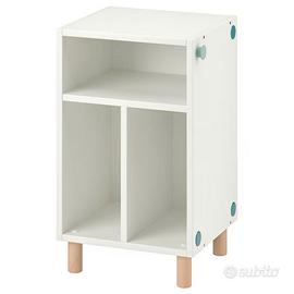 Comodino mobile IKEA Smussla pari al nuovo bianco