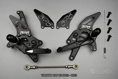 Pedane arretrate YAMAHA YZF R3 2015 - 2025