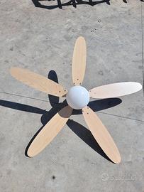 ventilatore da soffitto con luce