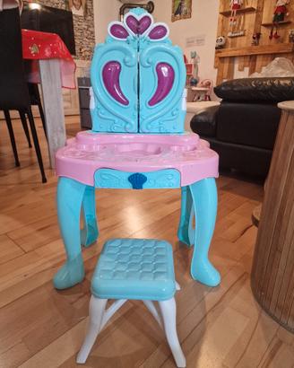 postazione per trucco bambina 