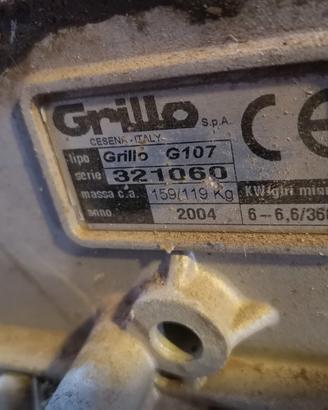 gruppo cambio grillo g 107   con ruote 
