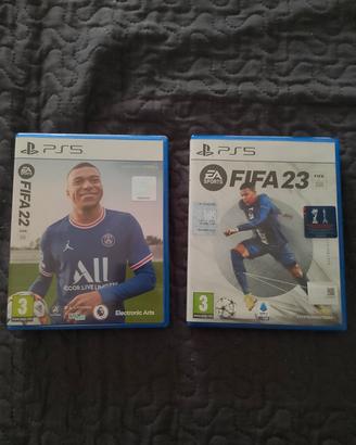 ps5 2 CD PS5 fifa 22 e fifa 23