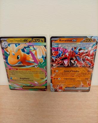 Pokémon Dragonite ex + Koraidon ex