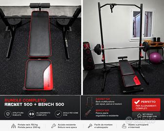 Rack 500 + Panca Bench 500 Decathlon (Ottime condi