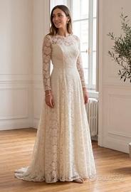 Vestito da sposa pizzo