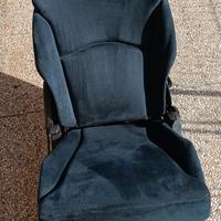 sedile blu alcantara lancia phedra 