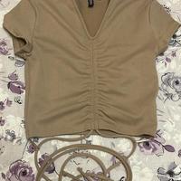 Crop top beige