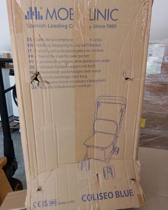 carrello spesa mobiclinic nuovo imballato