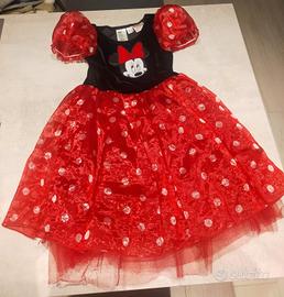 CARNEVALE COSTUME VESTITO COCCINELLA BAMBINA 8/10 ANNI