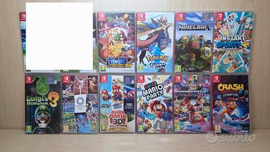 12 giochi per Consol Nintendo switch 