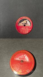 Lotto dischi in vinile per grammofono 78 giri