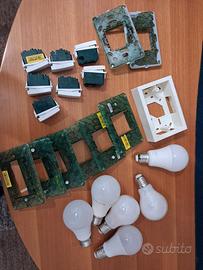 Stock Vimar Plana + Lampadine LED (Avanzi Ristrutt