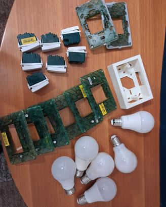 Stock Vimar Plana + Lampadine LED (Avanzi Ristrutt