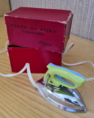 Ferro da stiro da viaggio vintage anni 70