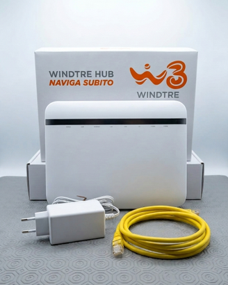 Modem Fibra WindTre HUB - ZTE Wi-Fi 6 (ZXHN H389X)