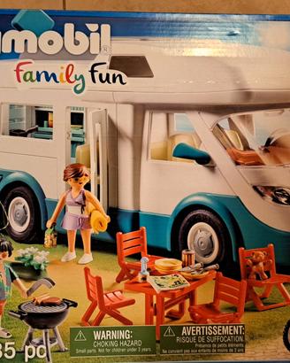 PLAYMOBIL Family Fun- Camper Famiglia in Vacanza