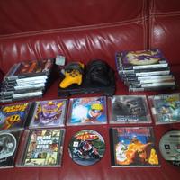 lotto ps2 + 25 giochi ps2 memory card 2 controller