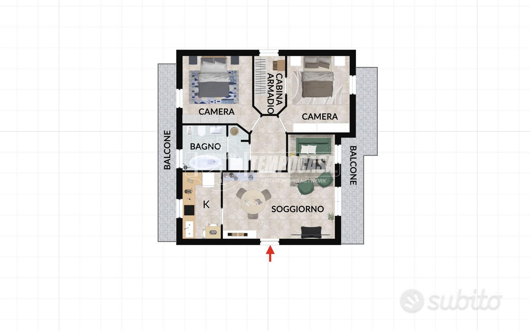 Appartamento – Fermo, Ete Caldarette II - Vista 2