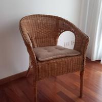 Poltroncine in Rattan.