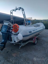 nuova jolly king 600 con motore e carrello