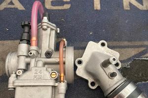 carburatore 24 pwk e collettore aspirazione