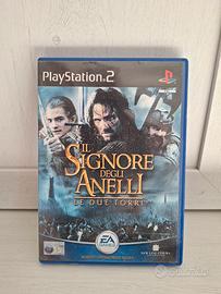 gioco playStation 2 il signore degli anelli 