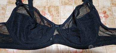 Reggiseno nero in tulle Taglia 2