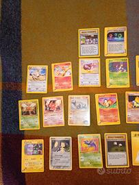 varie carte Pokemon vintage
